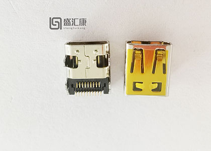 高清座 MICRO HDMI D TYPE前插后贴