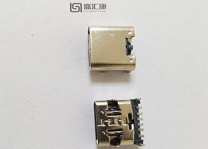 USB连接器 TYPE-C连接器 TYPE-C 6P SMT